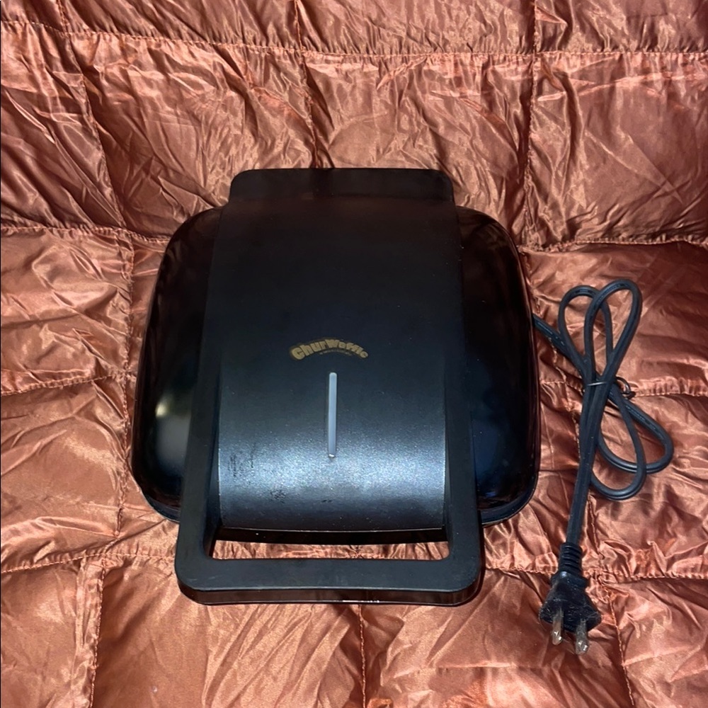 NWOT Black CHUR WAFFLE Maker - Picture 2 of 4